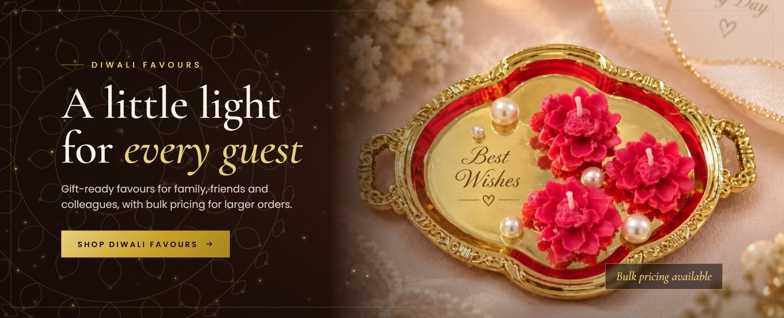 A little light for every guest — Diwali favours with bulk pricing