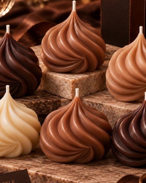 Chocolate Swirl Candle