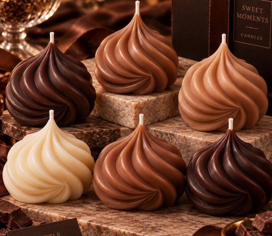 Chocolate Swirl Candle