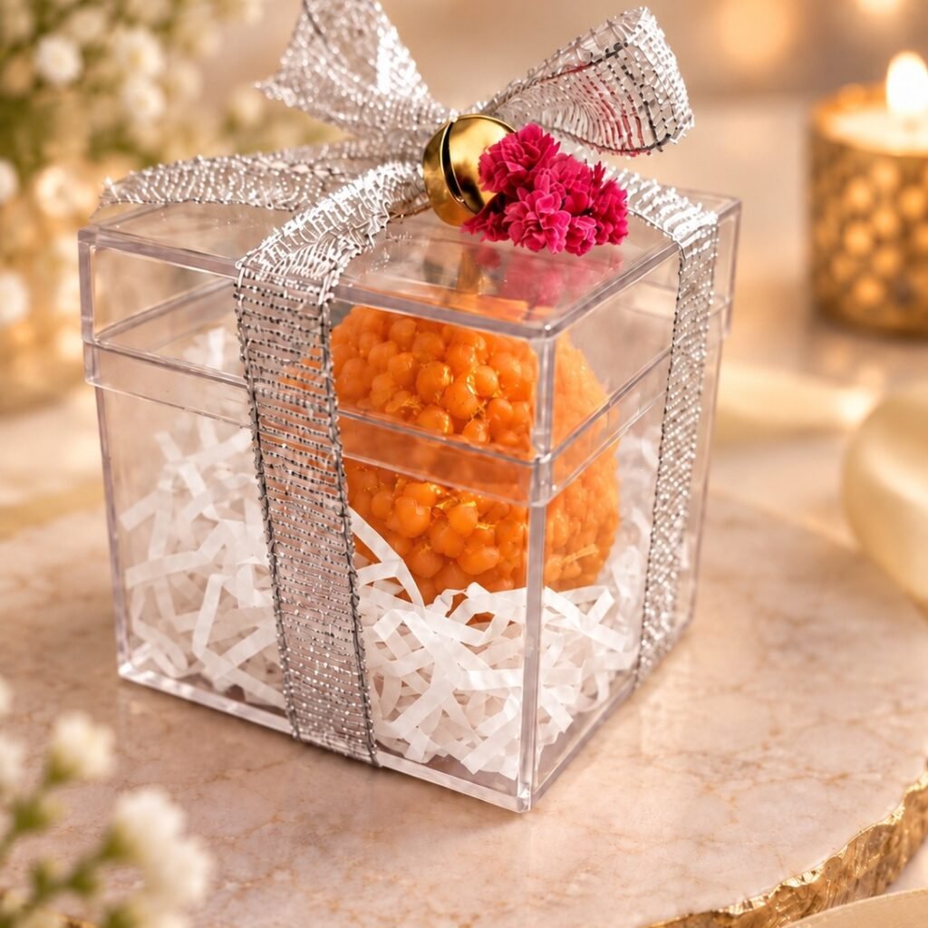 Ladoo Candle Tiny Box