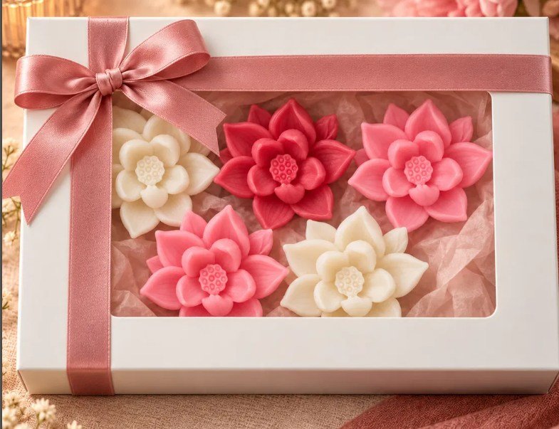 Lotus Candle Box - 5 Pcs