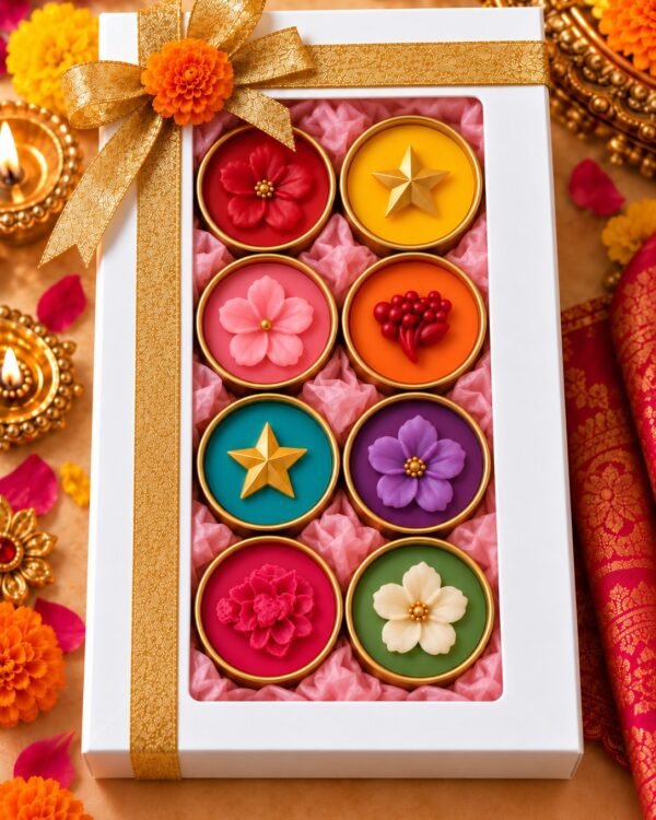 Diwali Tealight Box – 8 Pcs