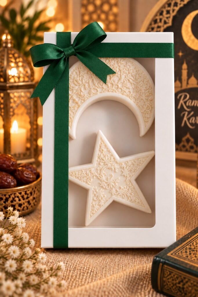 Moon & Star Duo — Ramadan (Plain Ivory)