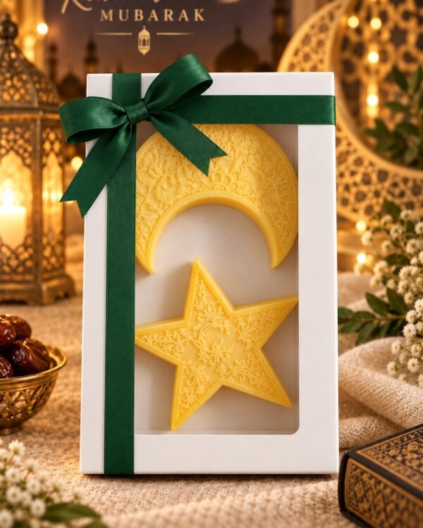 Moon & Star Duo — Ramadan (Yellow)