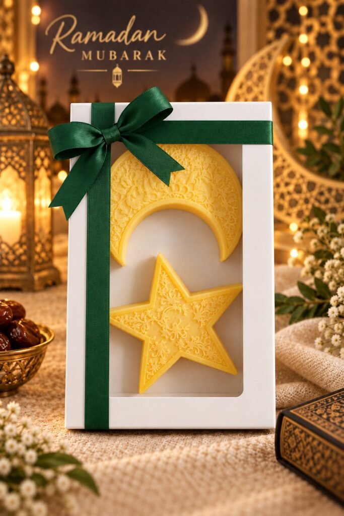 Moon & Star Duo — Ramadan (Yellow)