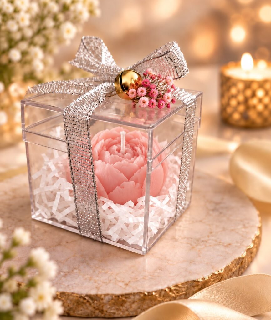 Peony Candle Gift Box