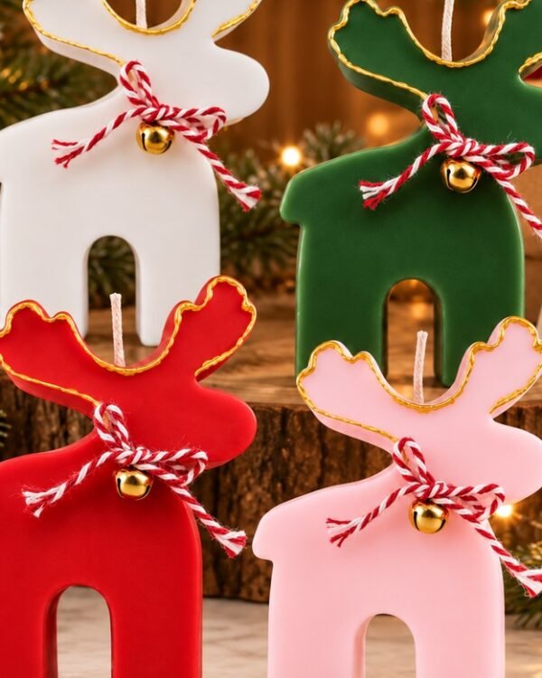 Reindeer Candle