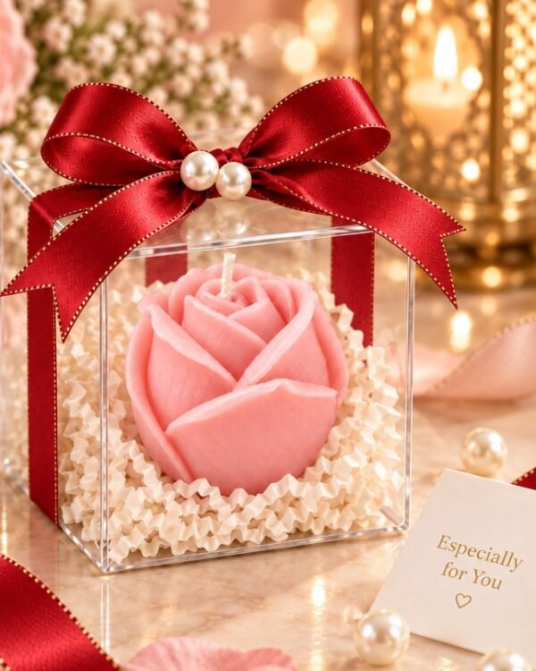 Rose Bud Candle Gift Box