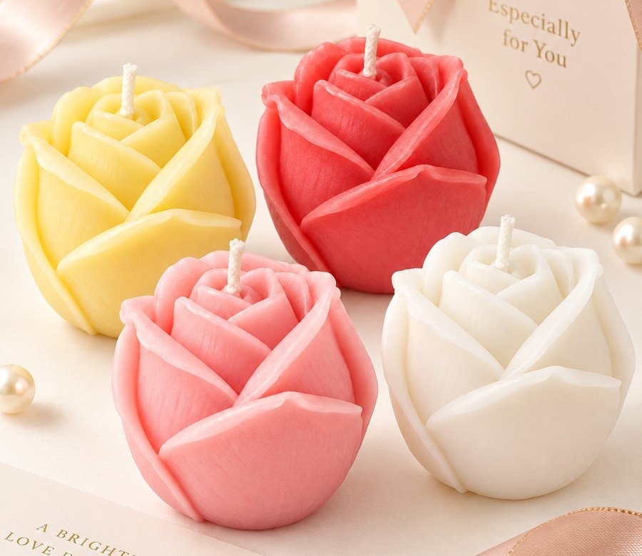 Rose Bud Candle